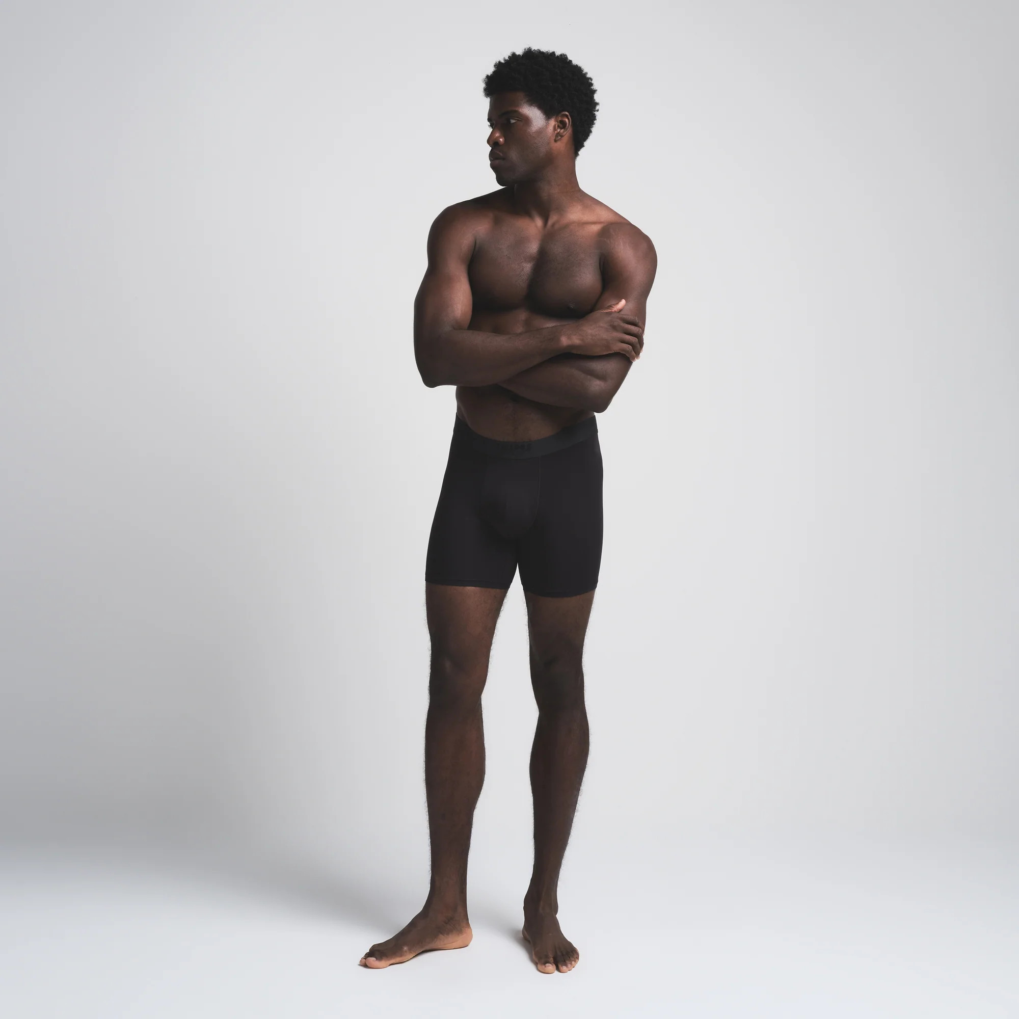 SKIMS Mens 5"" Boxer Brief 5-Pack | Black | XS | SKIMS Stretch | SKIMS (US)
