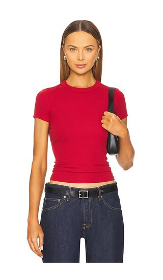 Verona Tee in Crimson | Revolve Clothing (Global)