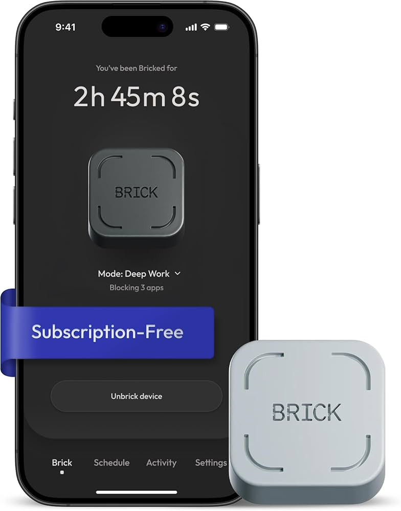 The Brick Phone Access Blocker Device - Subscription-Free Phone Lock, Limits Smartphone Access, R... | Amazon (US)