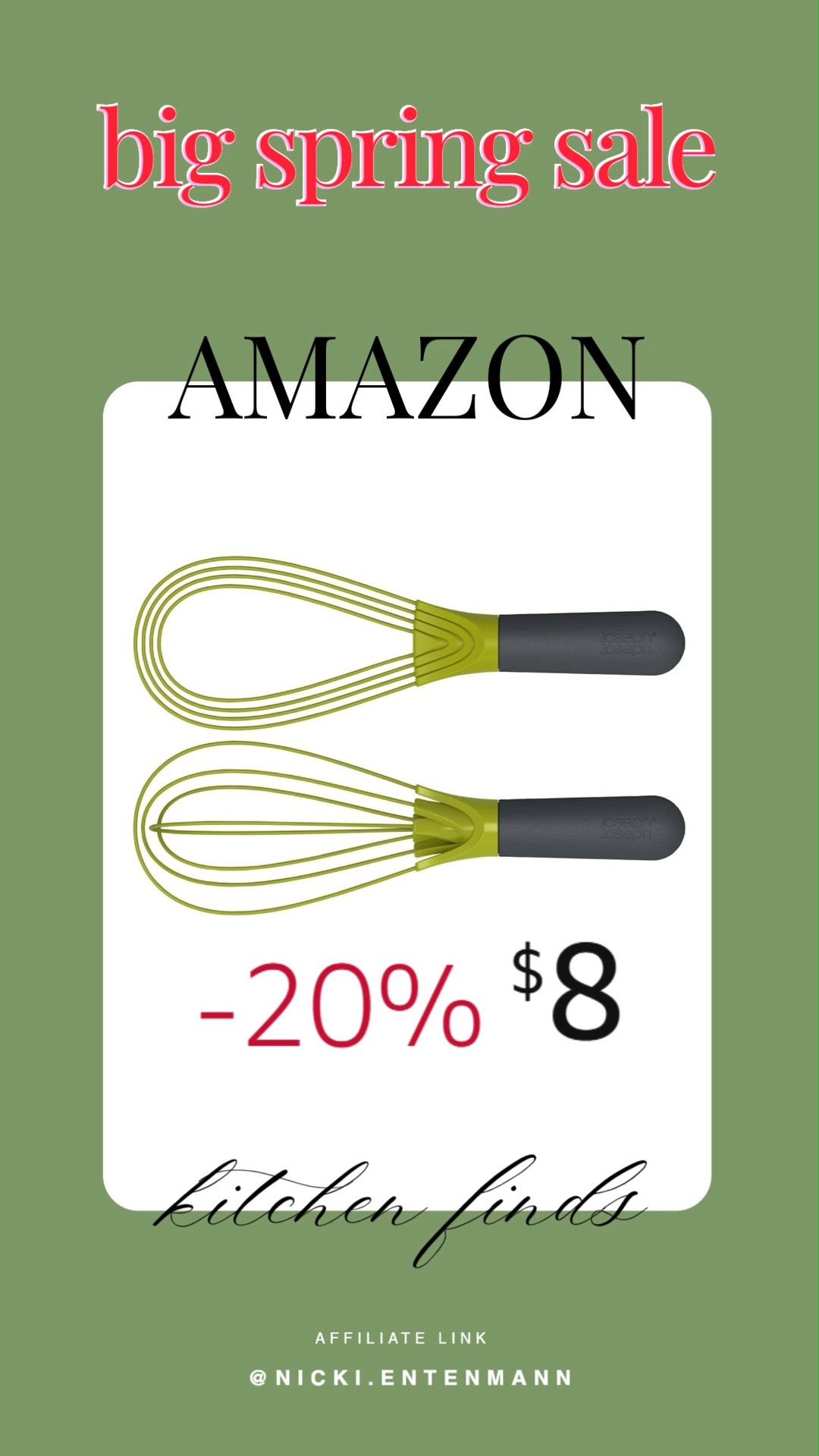 Twist whisk 2‑in‑1 collapsible balloon and flat whisk makes cooking smarter with silicone coated steel wires that switch easily between tasks. Durable design brings fun and function to your kitchen 🍳🥄✨

#twistwhisk #collapsiblewhisk #balloonwhisk #flatwhisk #kitchenessentials #cookware #bakingtools #stainlesssteel #homefinds #kitchenhacks 

 #LTKfoodie #LTKHome #LTKSaleAlert