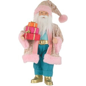 Joyward Pink & Blue Santa Figurine, 18 in | CVS Health