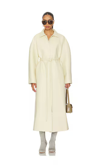 Oversized Coat in Butter Yellow | Revolve Clothing (Global)