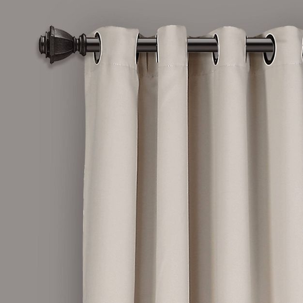 Set of 2 Insulated Grommet Top Blackout Curtain Panels - Lush Décor | Target