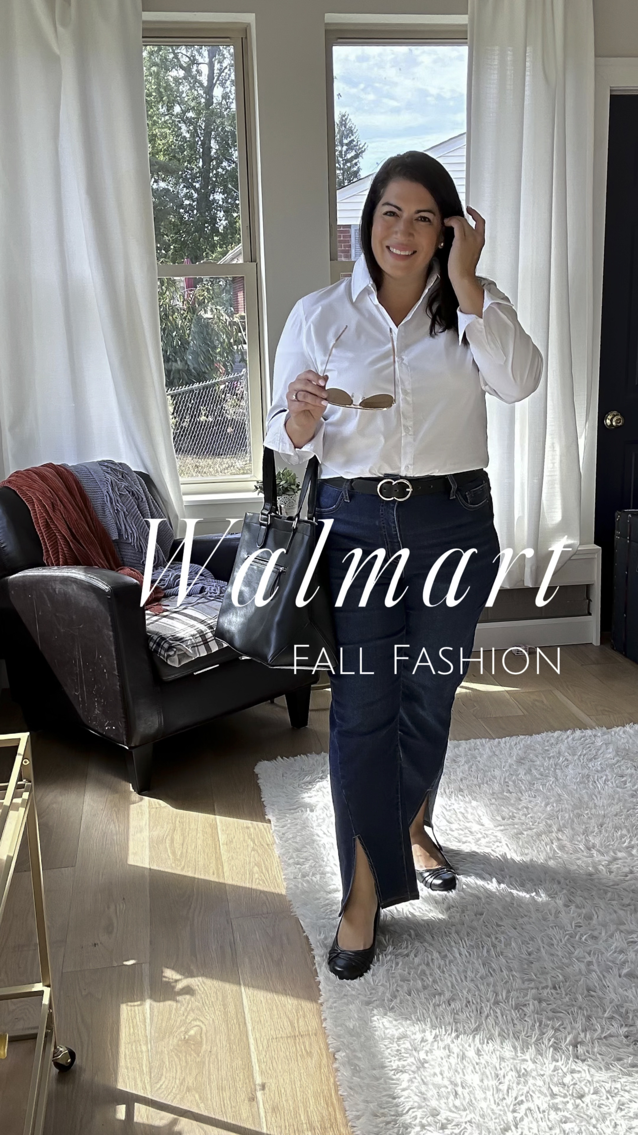 Walmart fall fashion 
Wide leg jeans
Classic style 
White button up shirt
Black dress with pockets 
Long sleeve dress
Trench coat 
Mid size 
Plus size 
Mock neck 
Casual wear
Elevated style 
Affordable style

#LTKover40 #LTKworkwear #LTKmidsize
