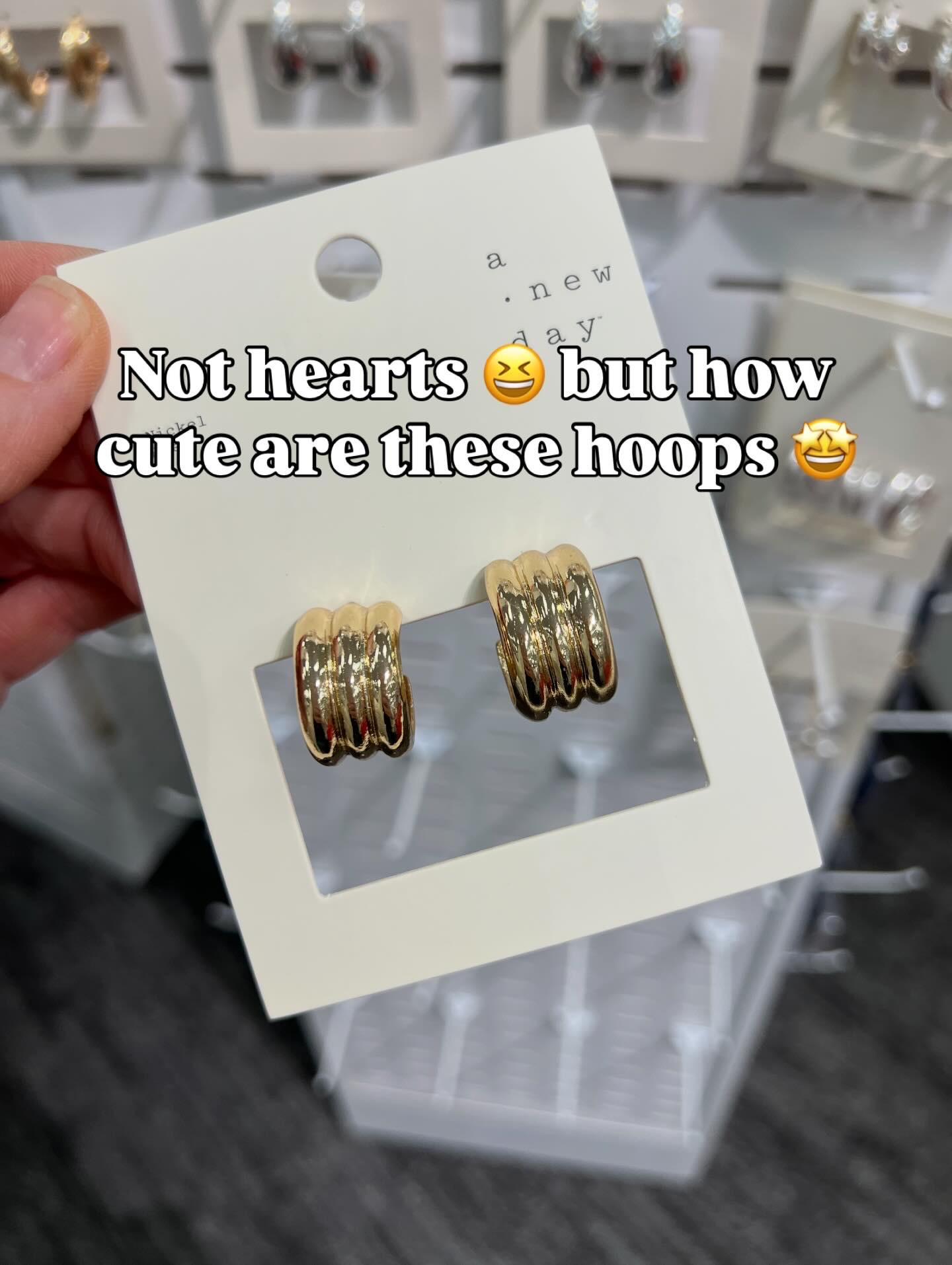 Must have gold hoops at Target 