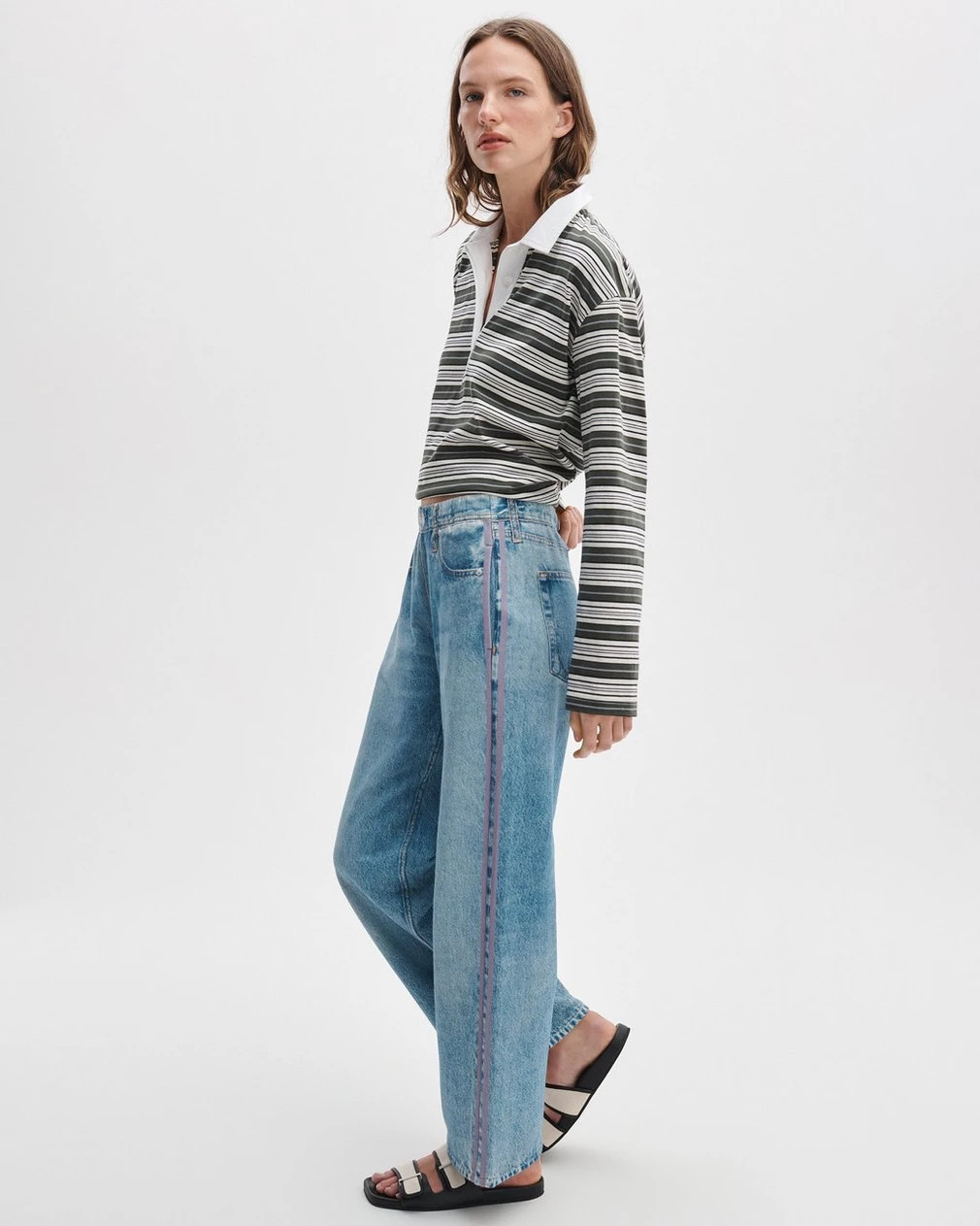rb Miramar Wide-Leg Ankle Track Pant | rag & bone