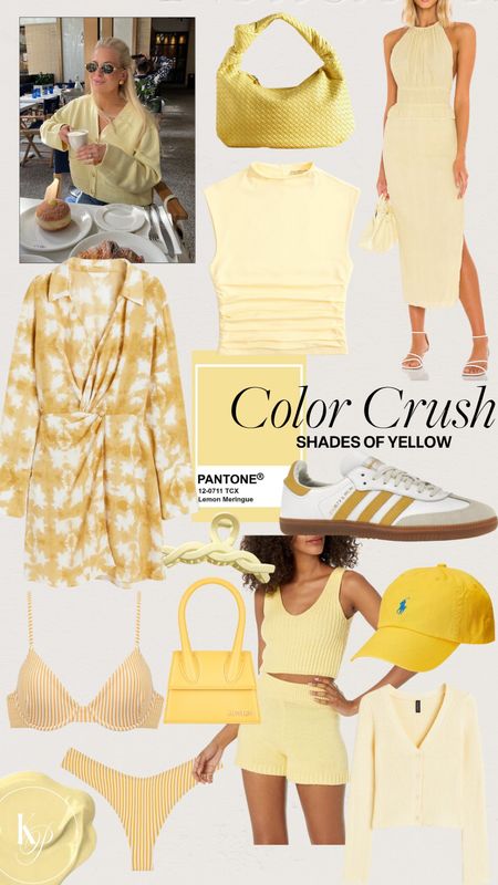 Color crush: yellow! 🍋🧈🌞🍯 spring trends🤍