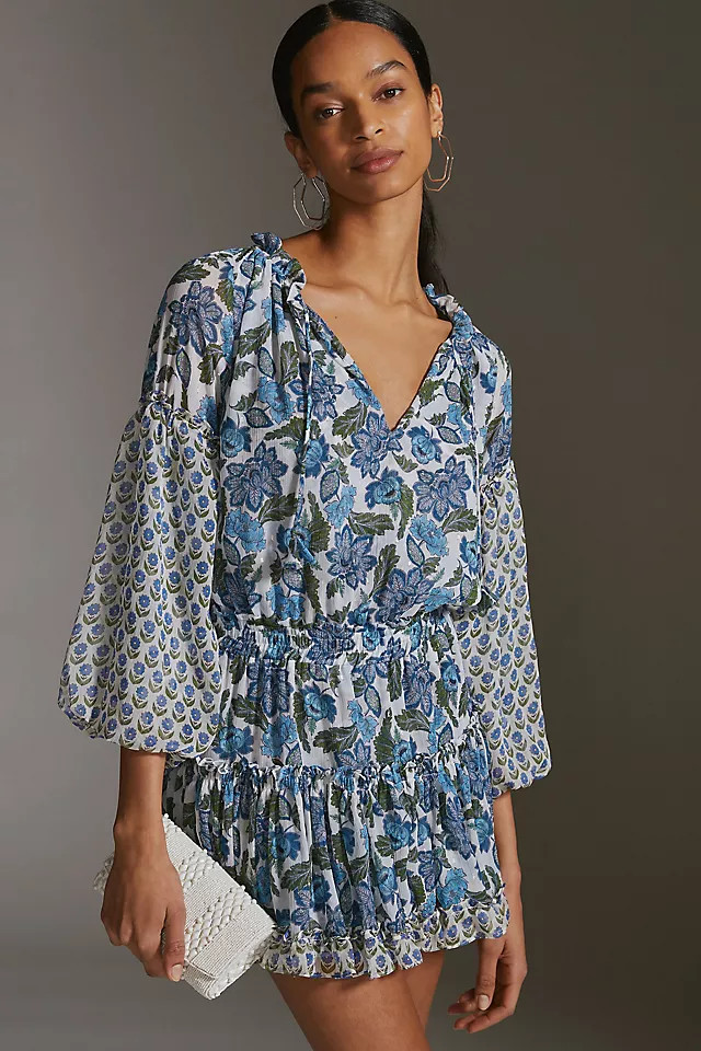 MISA Los Angeles V-Neck Mini Dress | Anthropologie (US)