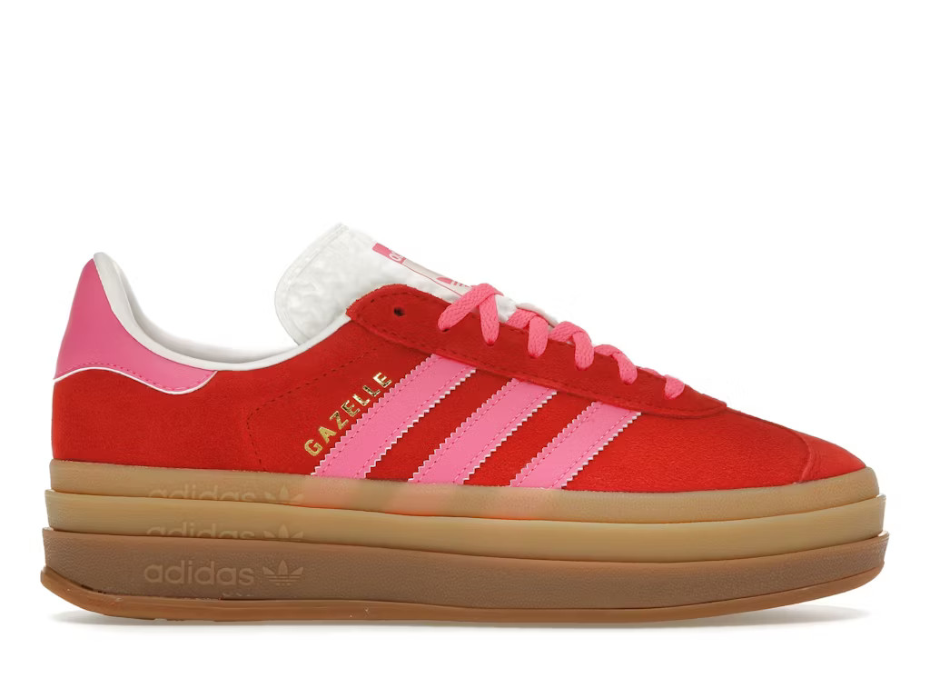 adidas Gazelle Bold Collegiate Red Lucid Pink (Women's) | StockX