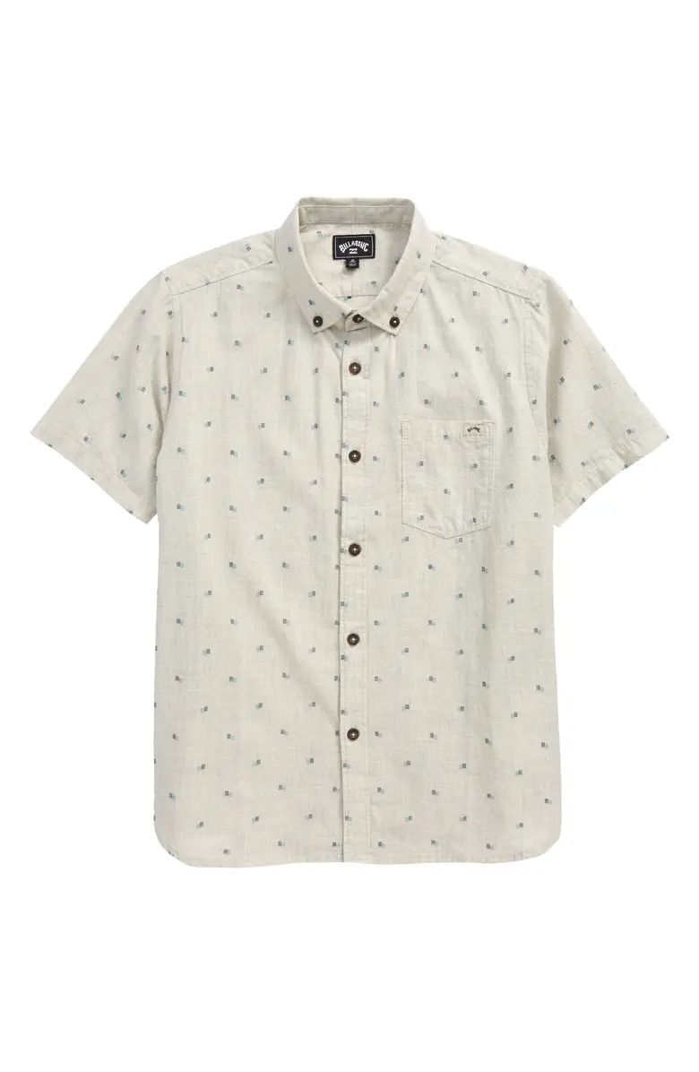 Kids' All Day Short Sleeve Button-Down Shirt | Nordstrom | Nordstrom