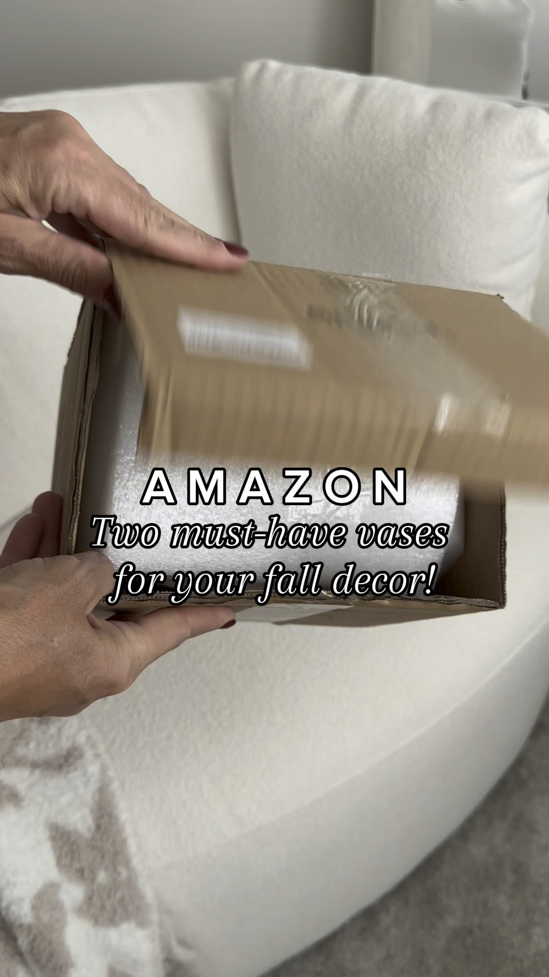 Fall decor that arrived today; these two must-have vases! Perfect for adding a cozy touch to any space. I’m planning on placing them on shelves and coffee tables with seasonal stems! 

#LTKHome #LTKSeasonal #LTKVideo