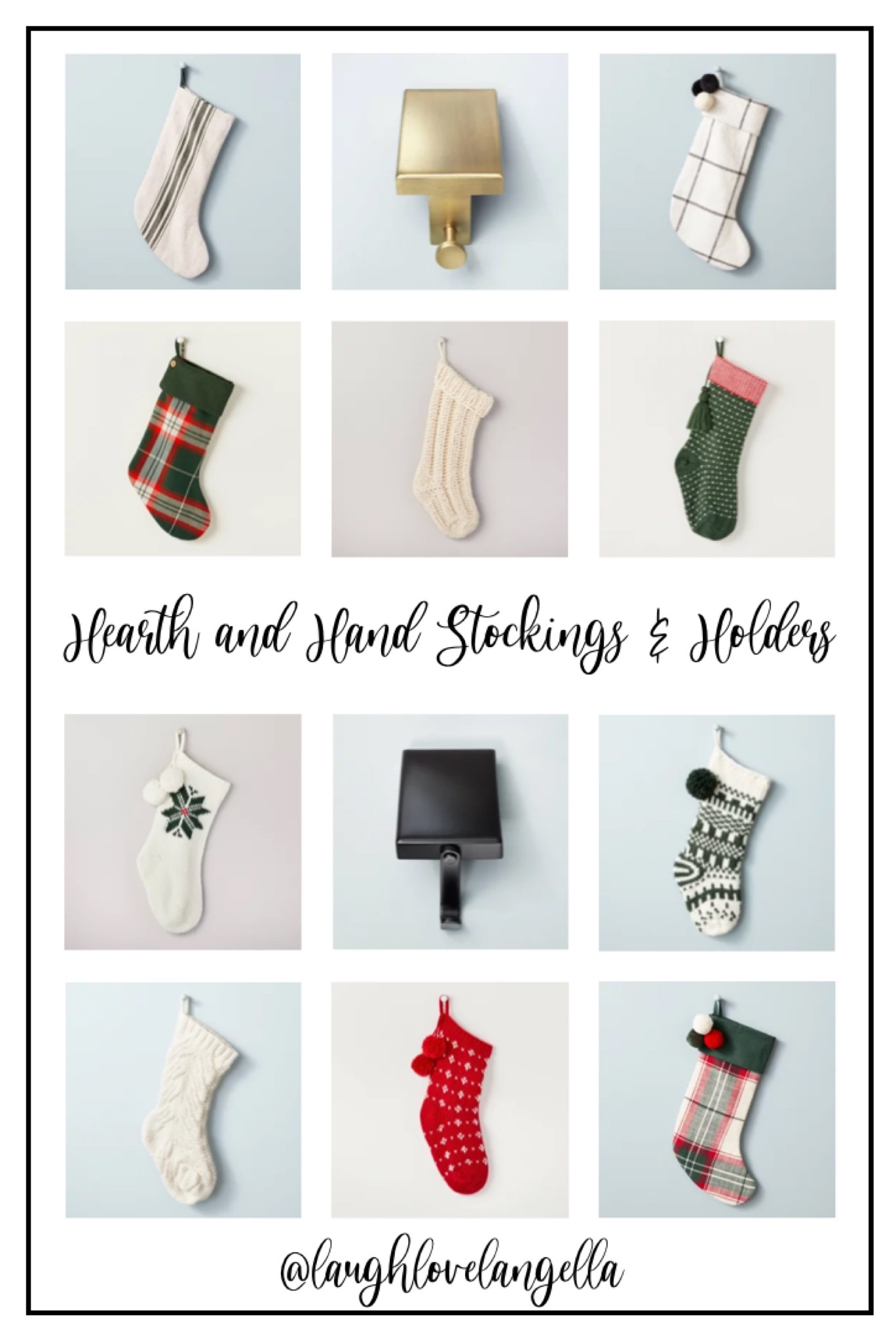 Hearth and Hand stockings & holders 