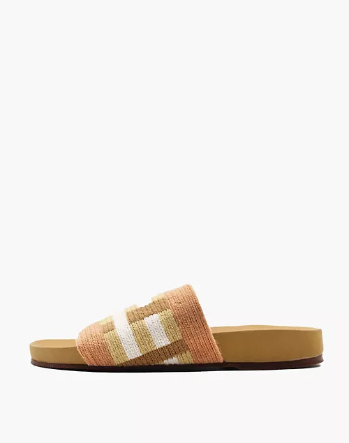 Madewell x KAANAS Padar Handwoven Pool Slide | Madewell