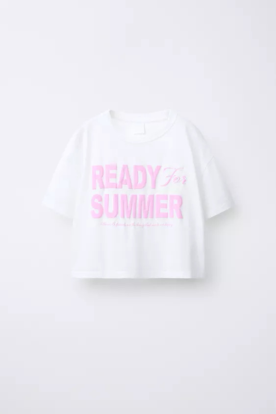 TEXT PRINT T-SHIRT | Zara US