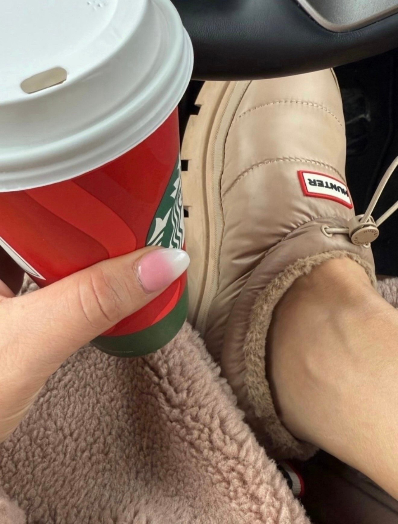 My Hunter shoes have been sold out everywhere!!! Especially this color. Just restocked here! 

If you are a cold weather girl, this is exactly what you need. Warm, cute, comfortable, and waterproof Hunter shoes! 
They run big so if between, size down 

#LTKOver40 #LTKFindsUnder50 #LTKU