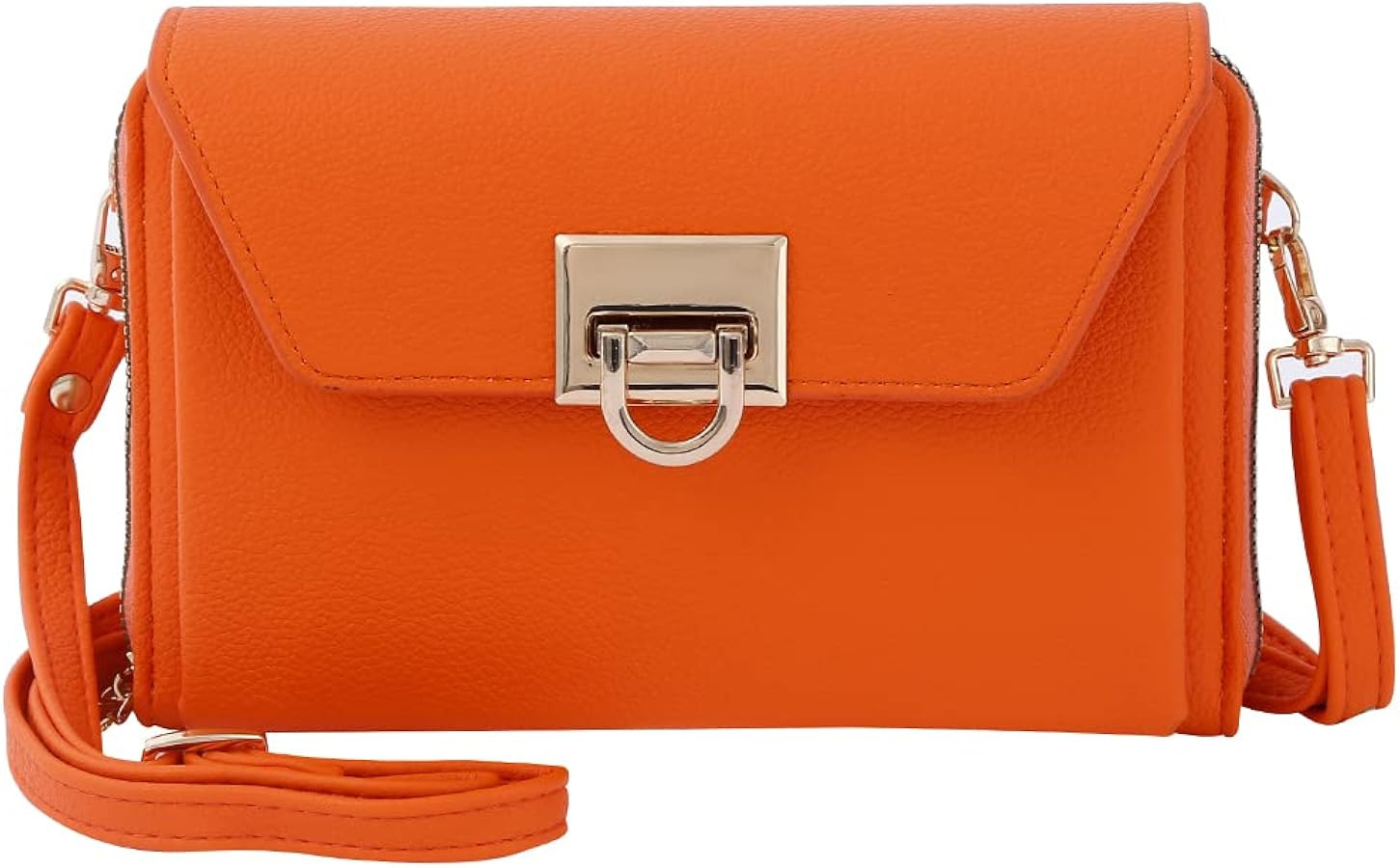 EVVE Small Crossbody Shoulder Bag For Women, Cell Phone Wallet Purse with Multiple Card Slots | Amazon (US)