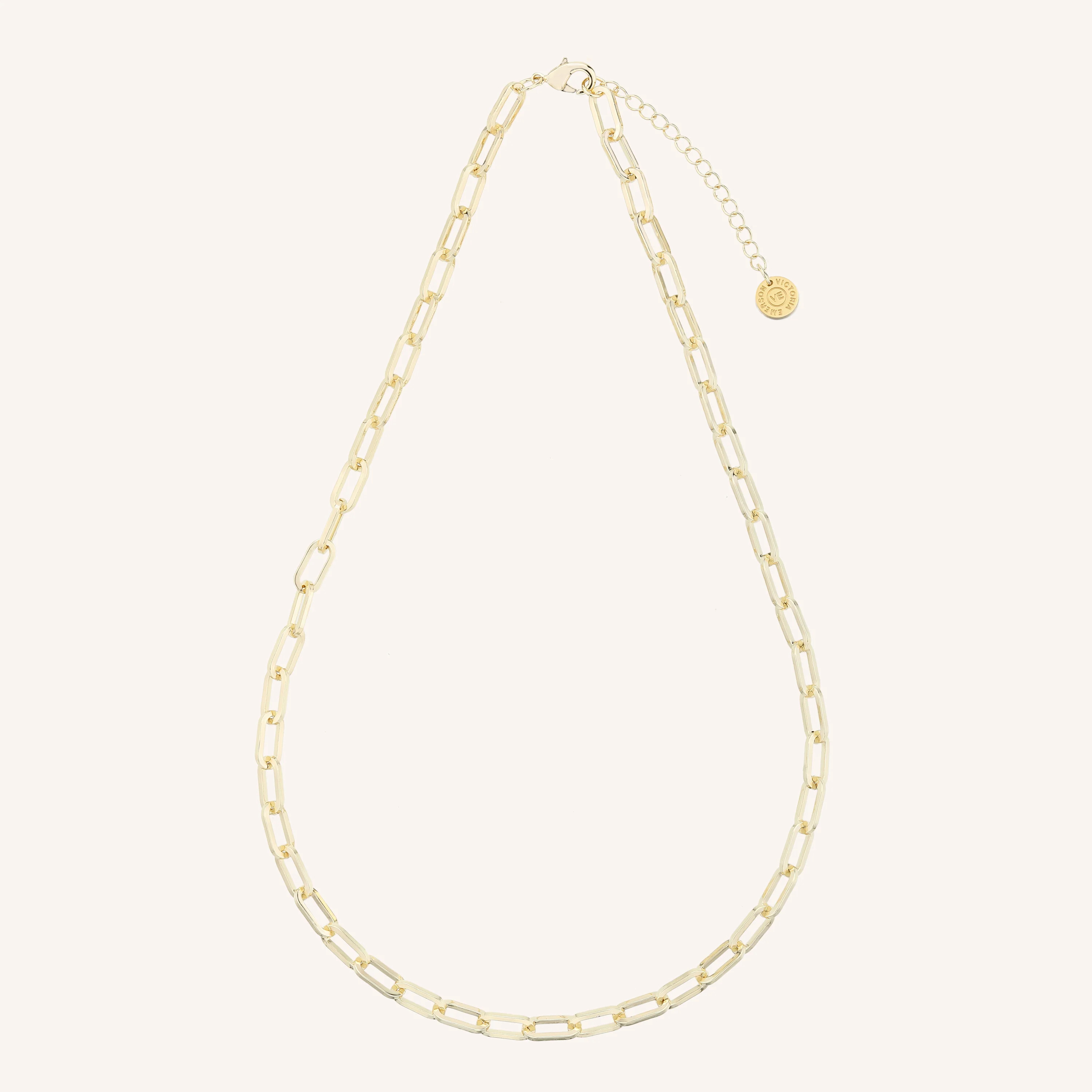 Paperclip Link Chain Necklace | Victoria Emerson