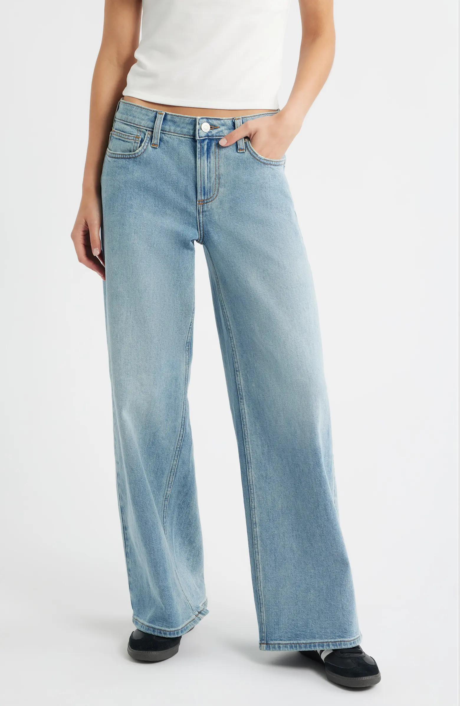 Low Rise Baggy Wide Leg Jeans | Nordstrom