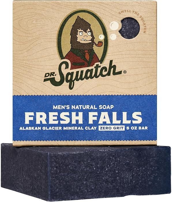 Dr. Squatch Men's Bar Soap - Fresh Falls - All Natural Bar Soap for Men - Smell like a Crisp Fore... | Amazon (US)