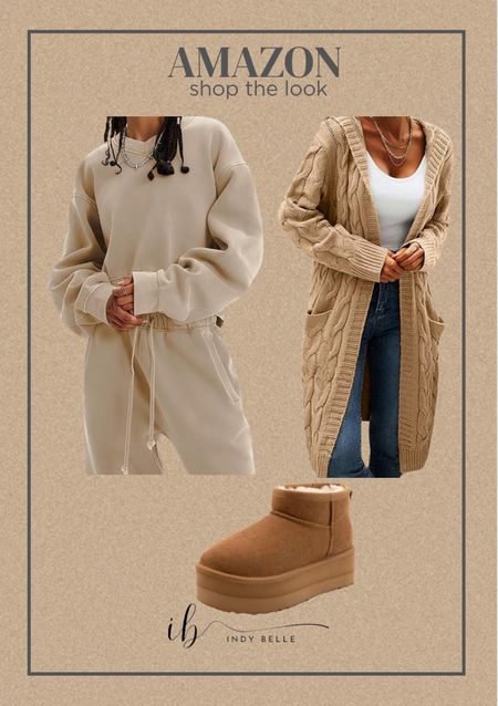 Shop the look from Amazon! 

Winter outfit, winter style, casual outfit, cardigan, two piece lounge set, uggs, boots, neutral, comfy, cozy, gifts for her 



#LTKfindsunder100 #LTKstyletip #LTKshoecrush