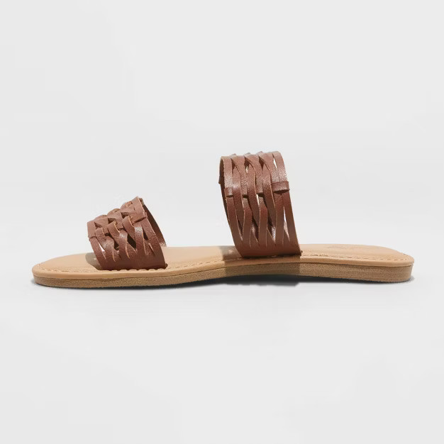 Women's Addie Two Band Slide Sandals - Universal Thread™ | Target