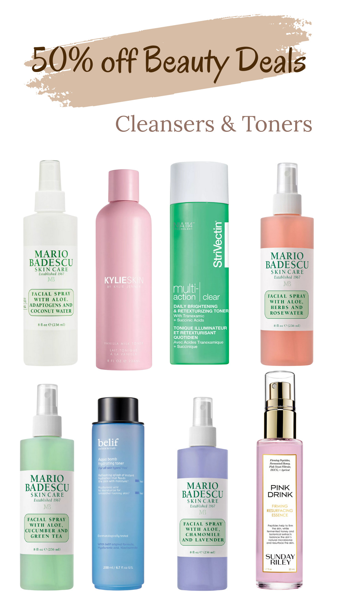 If you’re restocking skincare or trying something new, this is a good time to look 👀
Cleanser and toner deals are up to 50% off!

#LTKbeauty
#LTKsale
#LTKskincare
#BeautyDeals
#SkincareRoutine 

 #LTKselfcare #LTKSaleAlert #LTKBeauty