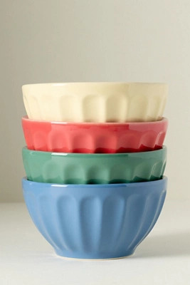 The Latte Stoneware Cereal Bowls, Set of 4: Amelie Edition | Anthropologie (US)
