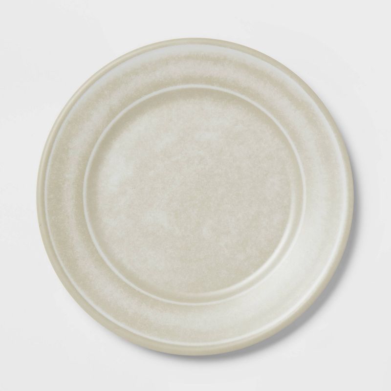 10.5" Melamine and Bamboo Dinner Plate White - Threshold™ | Target