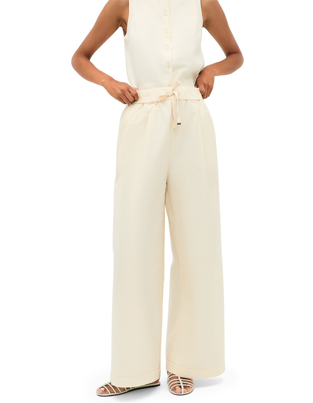 CONTRAST STITCH PANT | David Jones (Australia & New Zealand)