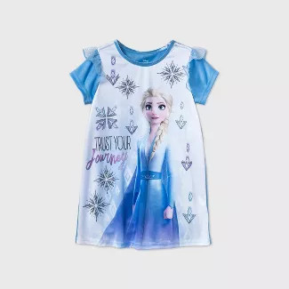 Toddler Girls' Frozen Nightgown - Blue | Target