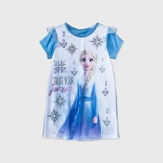 Toddler Girls' Frozen Nightgown - Blue | Target