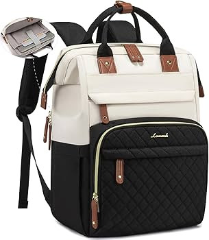 LOVEVOOK Laptop Backpack for Women, 15.6'' Waterproof Nurse Bag Teacher Work Backpack Purse for W... | Amazon (US)