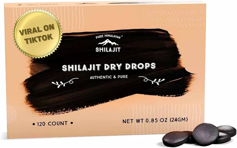 Pure Himalayan Shilajit Dry Drops, 100% Pure Natural Shilajit, Grade A, Max Potency 85+ Clean Tra... | Amazon (US)