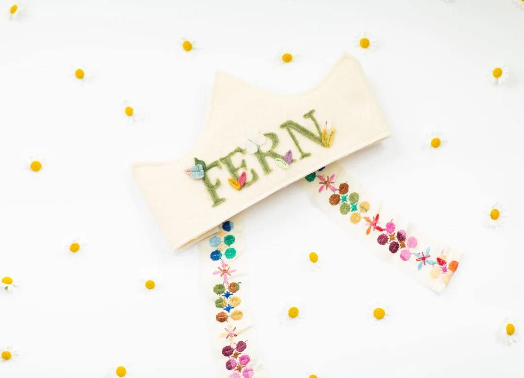 Handmade Personalized Crown | Monogrammed Gift | Custom Crown | Princess Crown | Birthday Crown |... | Etsy (US)