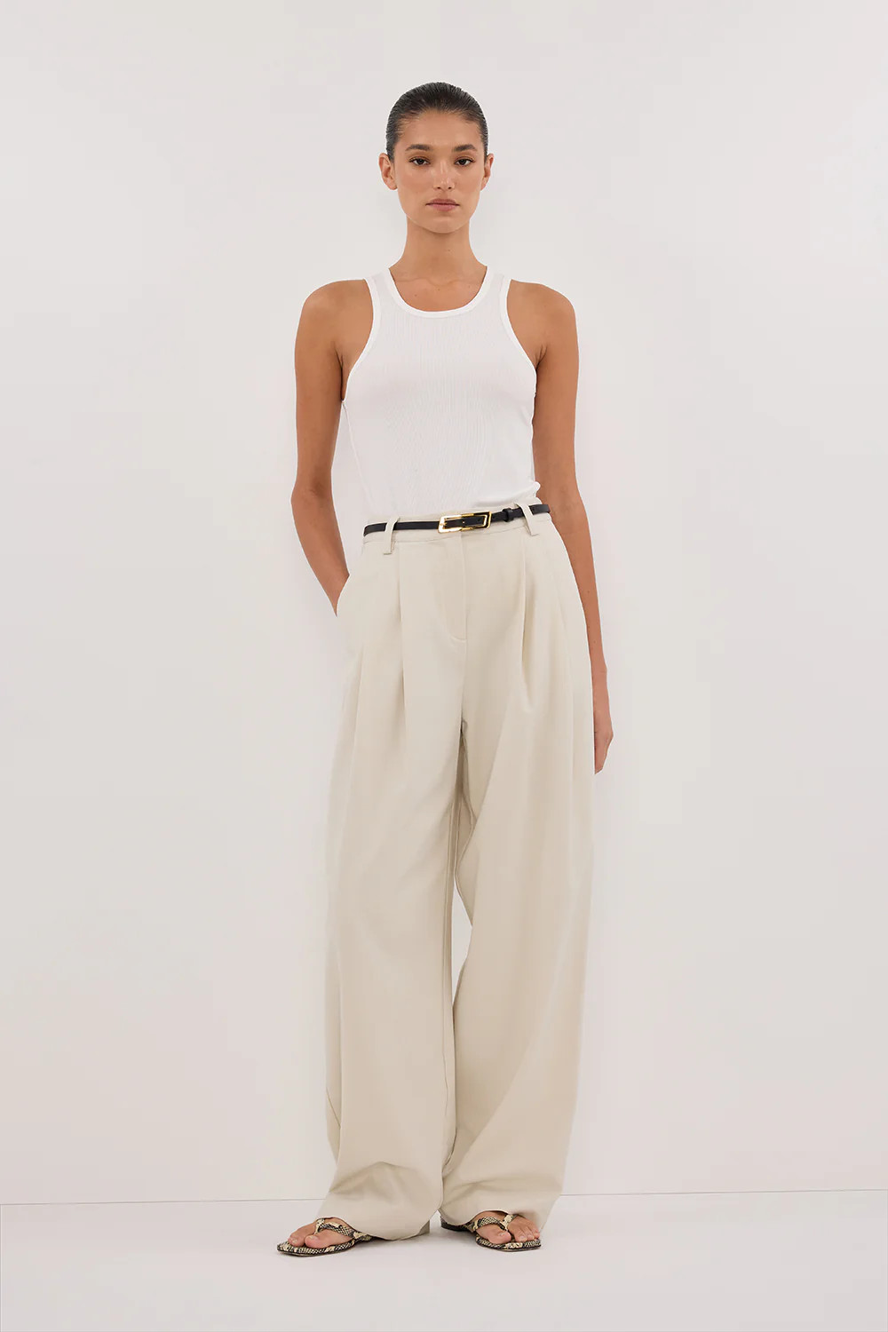 EDEN PLASTER TAILORED PANT | DISSH