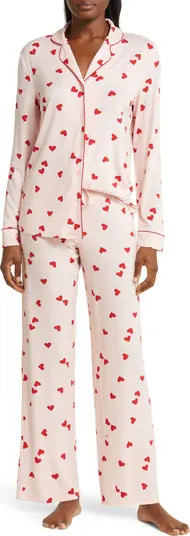 Moonlight Eco Long Sleeve Knit Pajamas | Nordstrom