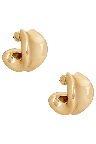 Jenny Bird Chunky Doune Hoop Earrings in Gold from Revolve.com | Revolve Clothing (Global)