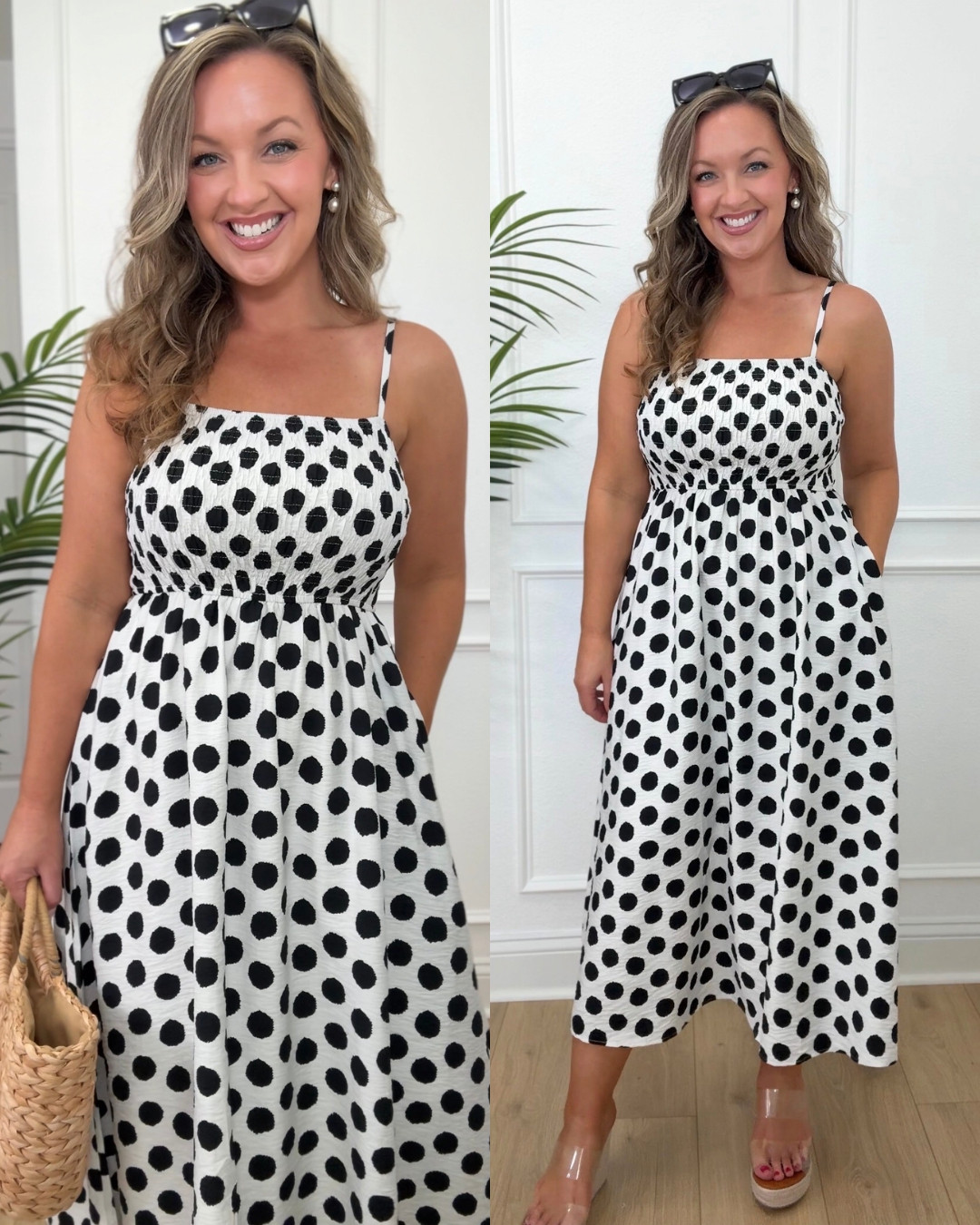 Black and White polka dot dress perfect for spring and summer!

#amazonfashion #polkadotdress  

 #LTKootd #LTKSeasonal #LTKMidsize