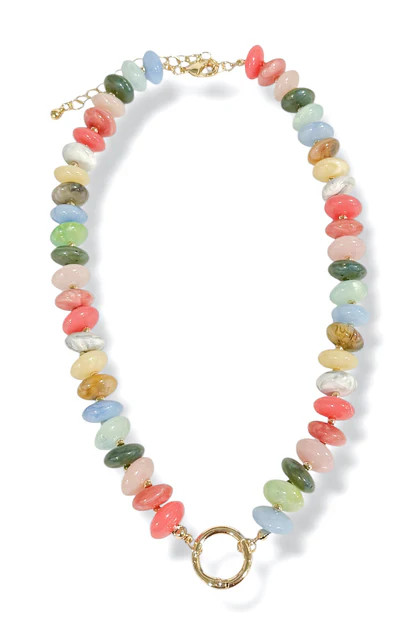 Time Will Tell Rondelle Marble Bead Necklace | The Willow Tree
