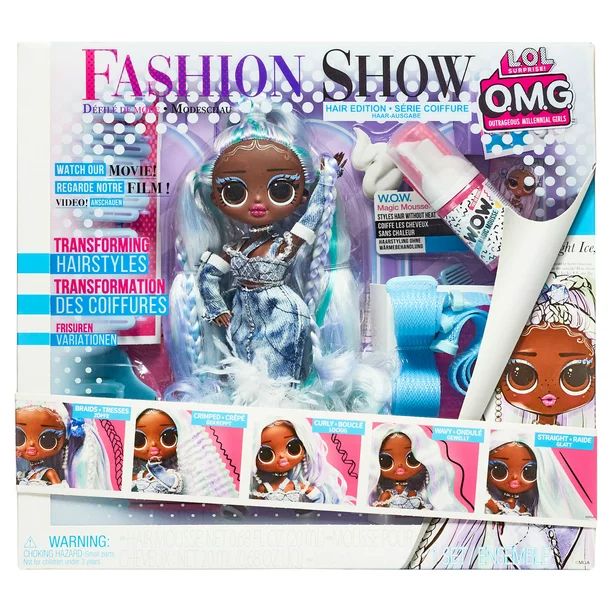 LOL Surprise OMG Fashion Show Hair Edition Lady Braids 10 Inch Fashion Doll, Ages 4 & up | Walmart (US)