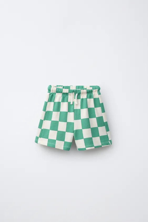 CHECKERBOARD SHORTS | Zara US