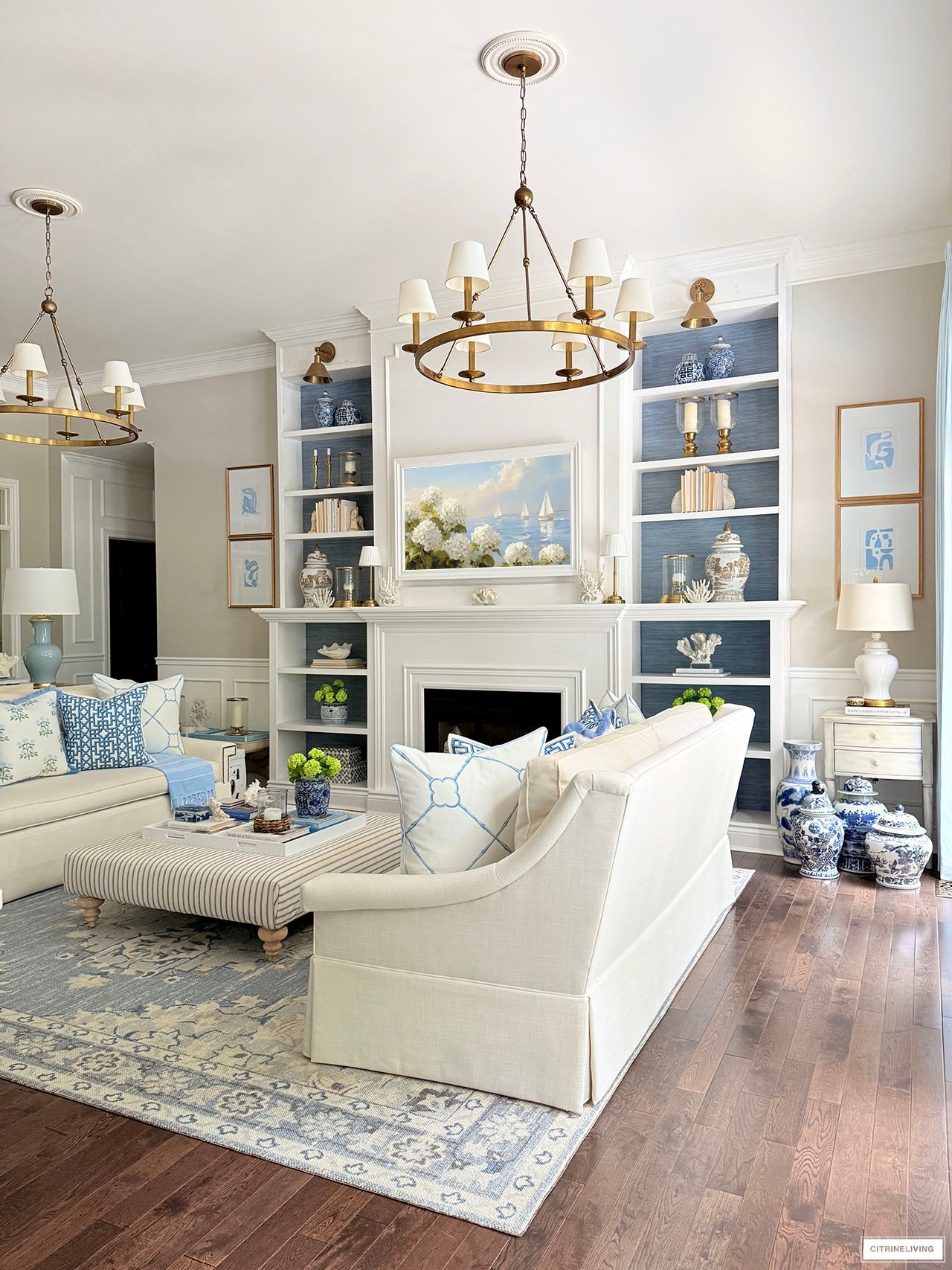 Chic layers of blue and green with gorgeous whites create a crisp summer look!

#LTKsummer #LTKhome #LTKstyletip