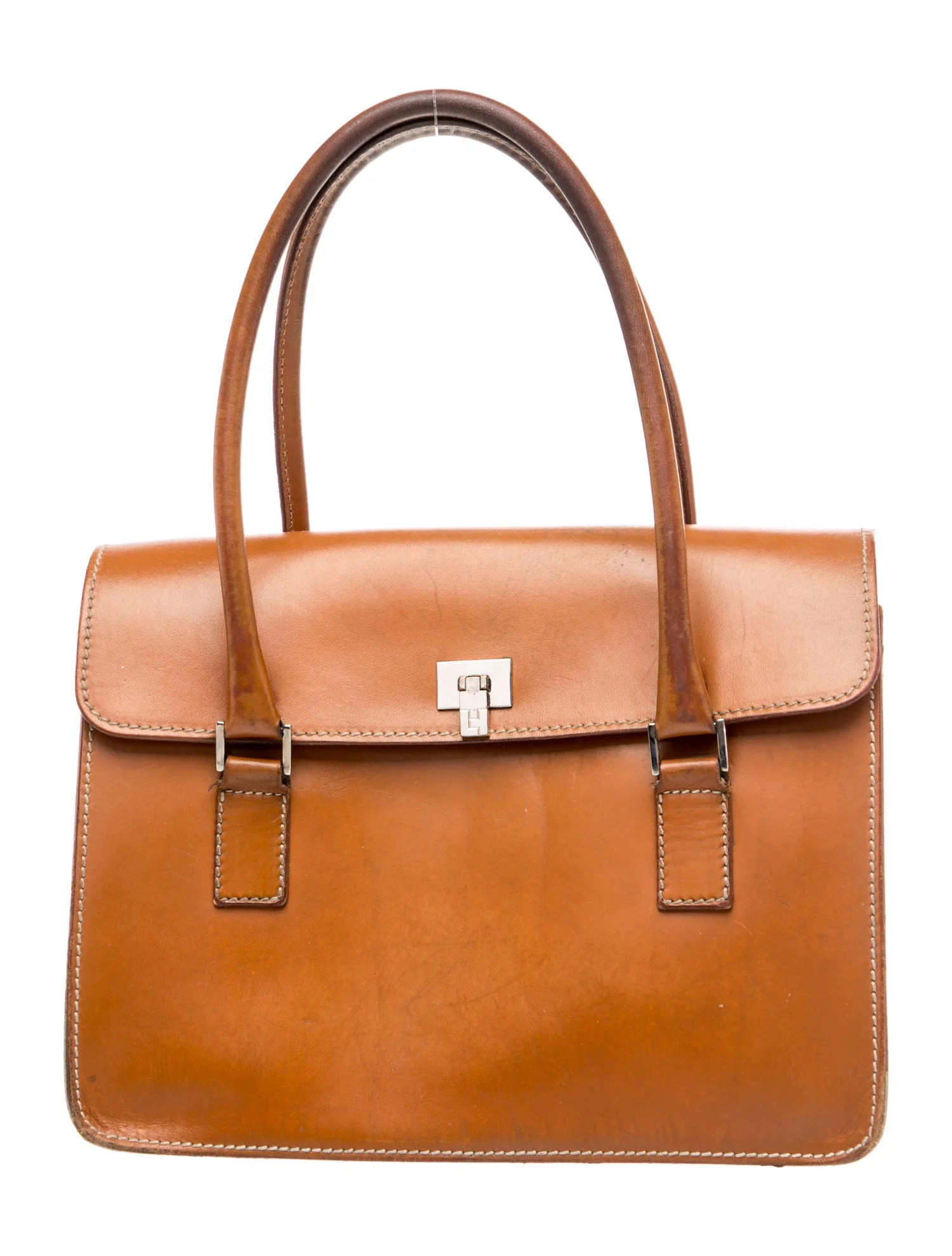 Lambertson Truex Leather Top Handle Bag | The RealReal