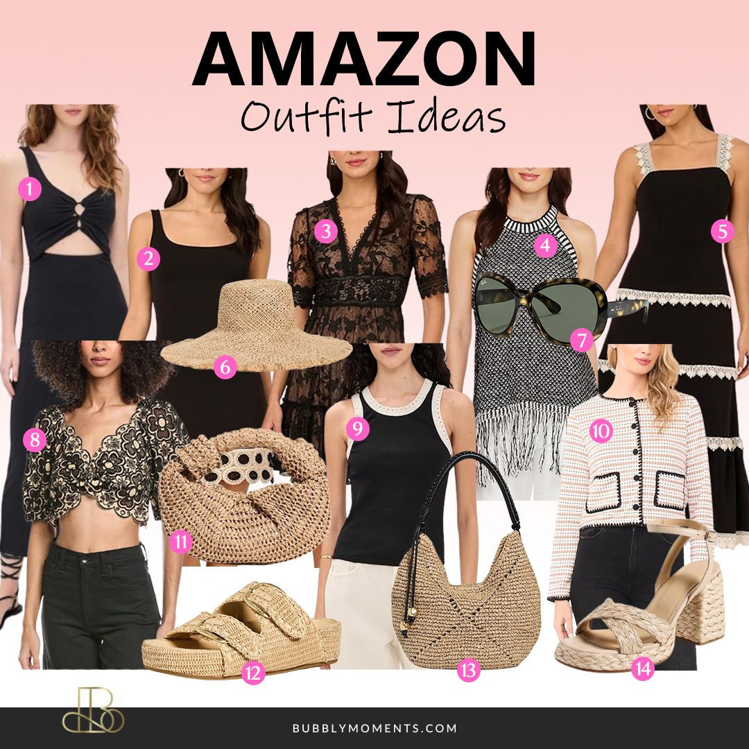 Easy and cute outfit ideas from Amazon 🤍✨ These looks are perfect for vacations, brunch, beach days, date nights, or everyday outfits. Featuring pretty dresses, matching sets, woven bags, sandals, and simple accessories that are easy to style and wear.
These pieces are easy to mix and match, so you can create different outfits all season long. Save this post for your outfit inspo and tap to shop your favorites 💕
#LTKootd #LTKStyle #LTKFinds #AmazonFashion #OutfitIdeas #AmazonFinds #OOTD #WomensFashion #StyleInspo #SummerOutfits #VacationOutfits #CasualStyle #CuteOutfits #BeachStyle #FashionInspo #TrendingNow #EverydayStyle 

 