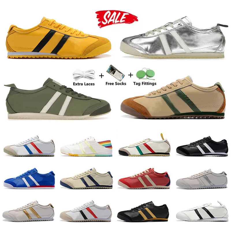 Save Big on Bulk Slip On Training Shoes Mens Running Shoe Designer Trainers Tiger Mexico 66 Canva... | DHGate
