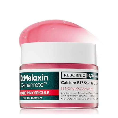 Dr.Melaxin Cemenrete Cyano Pink Spicule Cream with Calcium, Vitamin B12 for under eyes skin, Dark Circles, Fine Lines, Puffiness&Eye Bags Cream, 1.69 fl. oz. | Amazon (US)