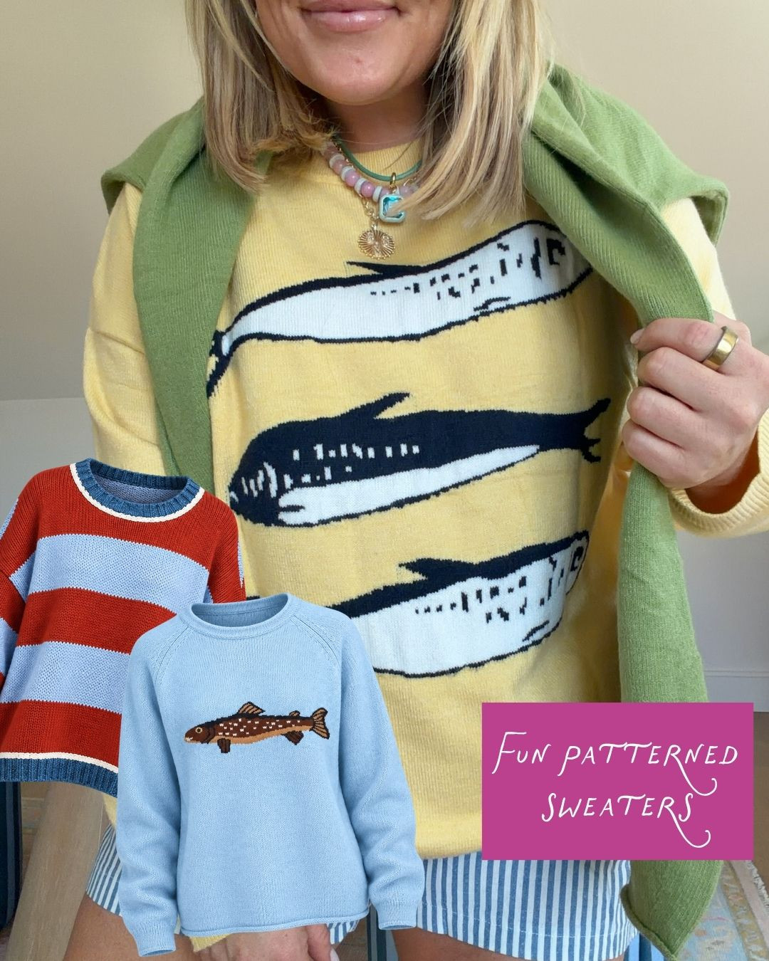 Fun patterned sweaters are a MUST this upcoming season!!

#LTKgrwm #LTKootd #LTKSeasonal