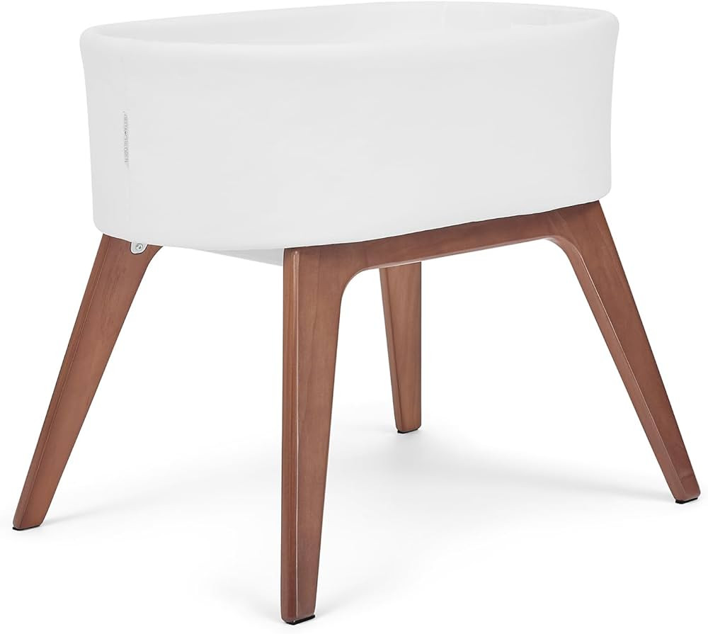 Delta Children Aero Bassinet - Portable Baby Crib with Solid Wood Legs, Organic GOTS Certified Pe... | Amazon (US)