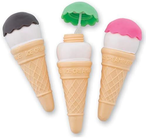SmileMakers Assorted Ice Cream Cone Bubbles - 24 Per Pack | Amazon (US)