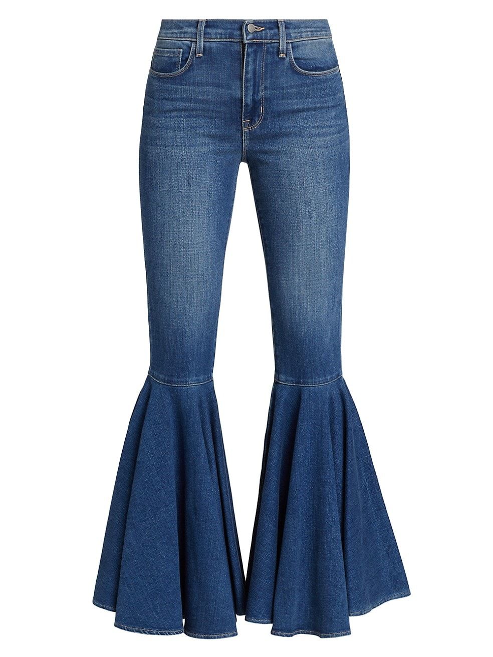 L'AGENCE Sevyn Mid-Rise Stretch Flare Jeans | Saks Fifth Avenue
